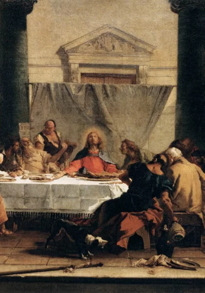 Paskutinė vakarienė. Giovanni Battista Tiepolo, 1745-47.