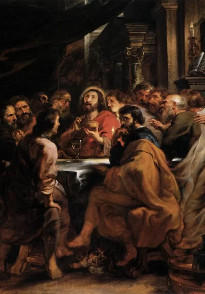 Paskutinė vakarienė. Peter Paul Rubens, 1631-32.