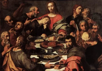 Paskutinė vakarienė. Daniele Crespi, 1624-25.