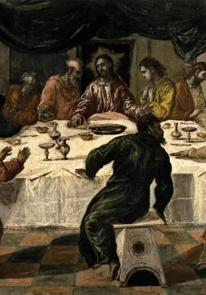 Paskutinė vakarienė. El Greco, apie 1568.