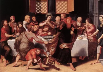 Paskutinė vakarienė. Pieter Pourbus, 1548.