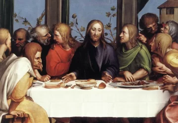 Paskutinė vakarienė. Hans Holbein jaunesnysis, 1524-25.