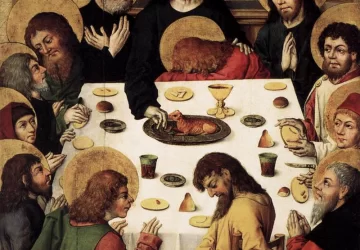 Paskutinė vakarienė. Of The Housebook Master, 1475-80.
