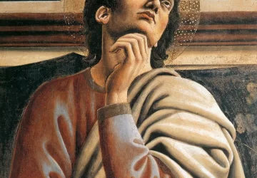Paskutinė vakarienė (detalė). Andrea del Castagno, 1447.