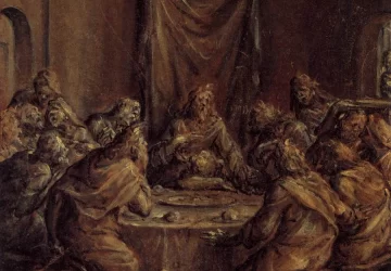 Paskutinė vakarienė. Dirck Barendsz.