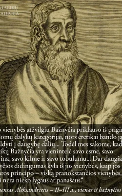 Klemensas Aleksandrietis &ndash; II&ndash;III amžiaus krik&scaron;čionių teologas, vienas i&scaron; bažnyčios tėvų