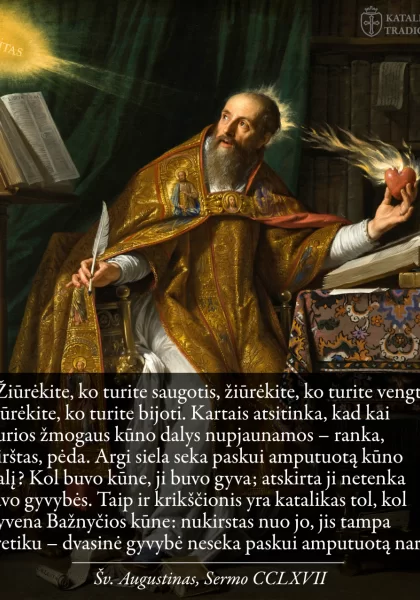 Šv. Augustinas, Sermo CCLXVII