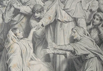 Jaunuolio i&scaron; Najino prikėlimas. Heinrich Hofmann. 1887
