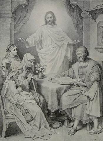 Vie&scaron;paties buvimas. Heinrich Hofmann. 1885
