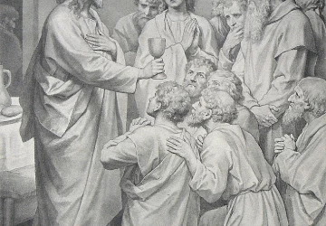 Paskutinė Vakarienė. Heinrich Hofmann. 1887