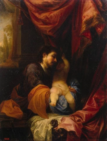 Šv. Juozapas ir kūdikėlis Kristus. Juan Antonio Frias Y Escalante, 1660-65.