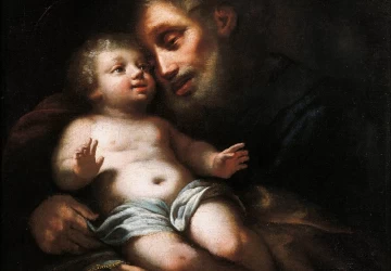 Šv. Juozapas su kūdikėliu. Francesco Conti.