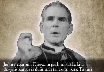 Fulton Sheen Pareiga garbinti Dieva