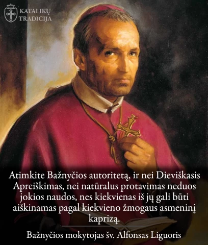 Sv Alfonsas Liguoris Baznycios autoritetas