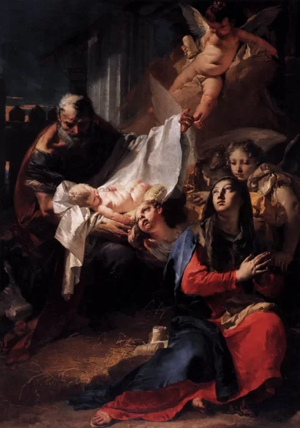 Viešpaties gimimas. Giovanni Battista Tiepolo, 1732.