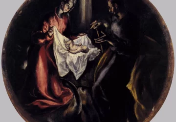 Viešpaties gimimas. El Greco, 1603-05.