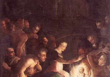 Viešpaties gimimas. Giorgio Vasari, apie 1546.