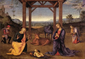 Viešpaties gimimas. Pietro Perugino, apie 1504.