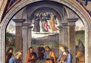 Viešpaties gimimas. Pietro Perugino, 1497-1500.