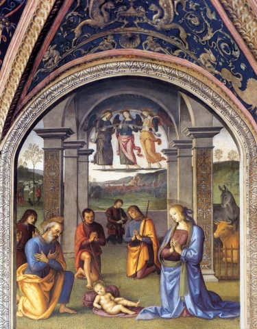 Viešpaties gimimas. Pietro Perugino, 1497-1500.