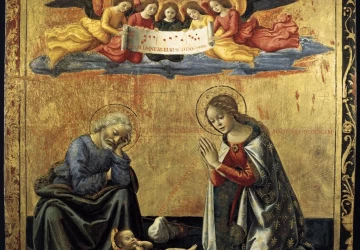 Viešpaties gimimas. Domenico Ghirlandaio, apie 1492.