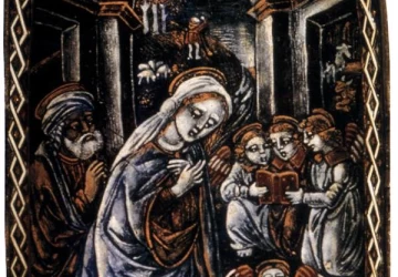 Viešpaties gimimas. Nežinomas italų auksakalys, 1490.