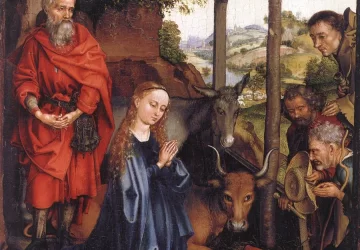 Viešpaties gimimas. Martin Schongauer, apie 1480.