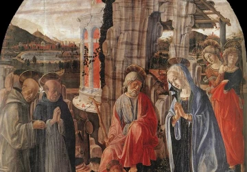 Viešpaties gimimas. Francesco di Giorgio Martini, 1475.