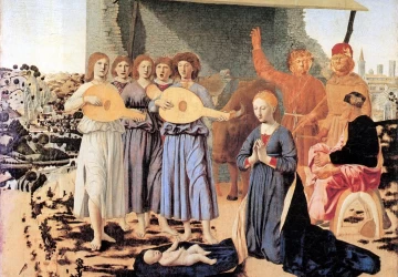 Viešpaties gimimas. Piero della Francesca, 1470-75.
