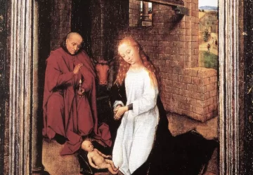 Viešpaties gimimas. Hans Memling, 1470-72.