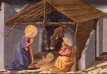 Viešpaties gimimas. Bicci di Neri, 1470.
