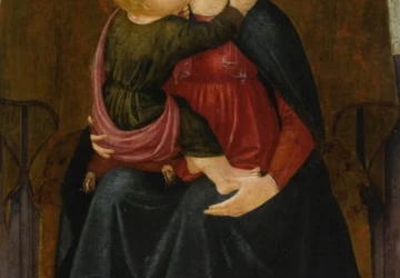 Madona ir kūdikis soste. Kastelo Viešpaties gimimo meistras, 1470.