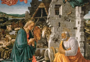 Viešpaties gimimas. Fra Diamante, 1465-70.