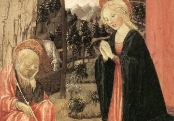 Viešpaties gimimas. Francesco di Giorgio Martini, apie 1465.