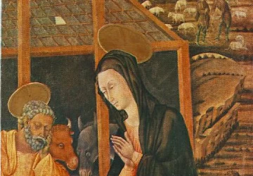 Viešpaties gimimas. Giovanni di Paolo, 1460.