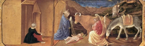 Viešpaties gimimas. Kastelo Viešpaties gimimo meistras, apie 1450.