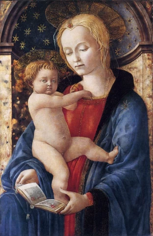 Madona ir kūdikis. Kastelo Viešpaties gimimo meistras, 1448-50.