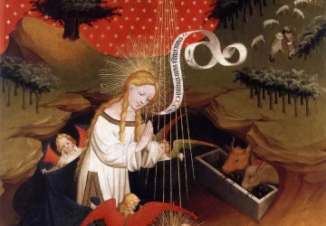 Viešpaties gimimas. Francke Master, 1424.