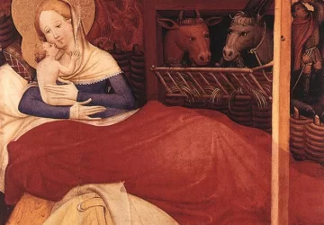 Viešpaties gimimas. Konrad von Soest, 1403.