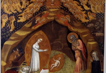 Šv. Brigitos Viešpaties gimimo vizija. Niccoló di Tommaso, po 1372.