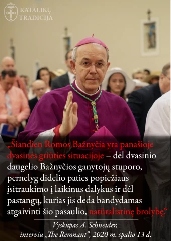 athanasius schneider baznycios krize