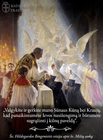 sventos misios vienuoles priima komunija