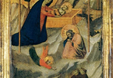 Viešpaties gimimas. Bernardo Daddi, apie 1340.