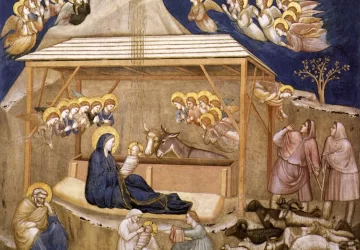 Viešpaties gimimas. Giotto di Bondone, 1315-20.