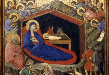 Viešpaties gimimas (2 scena). Duccio di Buoninsegna, 1308-11.