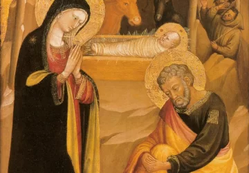 Viešpaties gimimas. Bicci di Lorenzo.