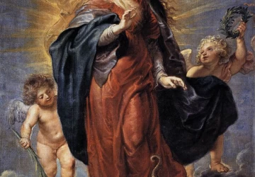 Nekaltasis Prasidėjimas. Peter Paul Rubens, apie 1628.