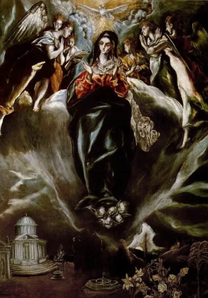 Nekaltasis Prasidėjimas. El Greco, 1605-10.