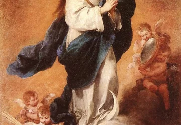 Nekaltasis Prasidėjimas. Bartolomé Esteban Murillo.