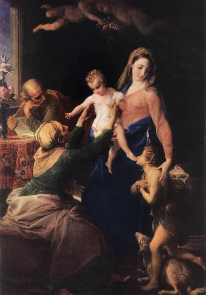 Šventoji šeima. Pompeo Batoni, 1777.